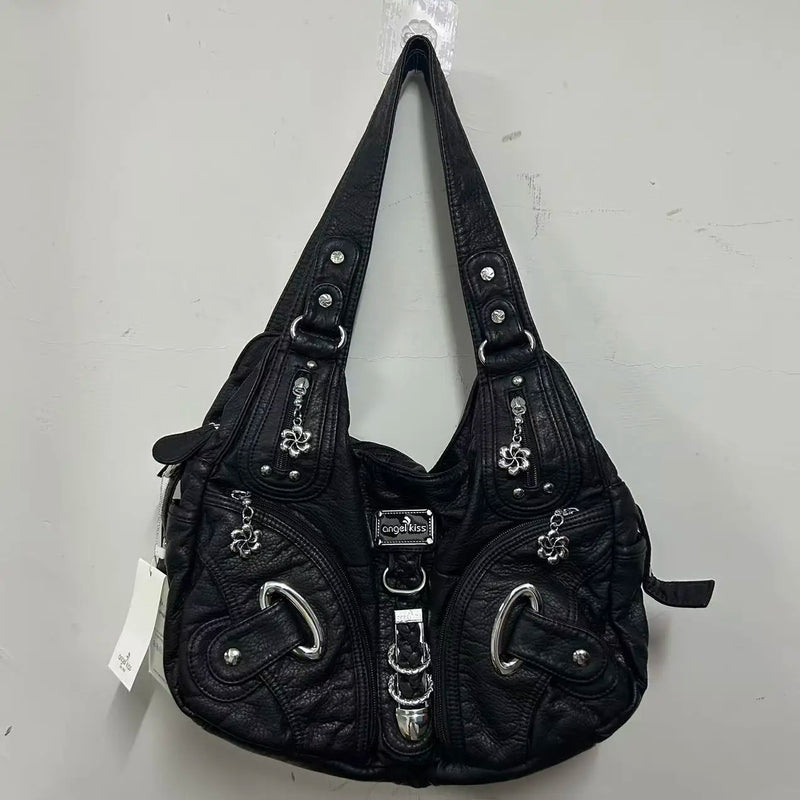 Angel Kiss Women Handbags Fashion Shoulder Bag Large Tote Top-handle Shopping Pack Multifunctional Satchel Lady Hobos Big Purse