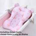 Adjustable Bathtub Support Mat Foldable Floating Baby Bath Seat Pad Shower Cushion Safety Water Pad for Newborn Baby Bathing Use
