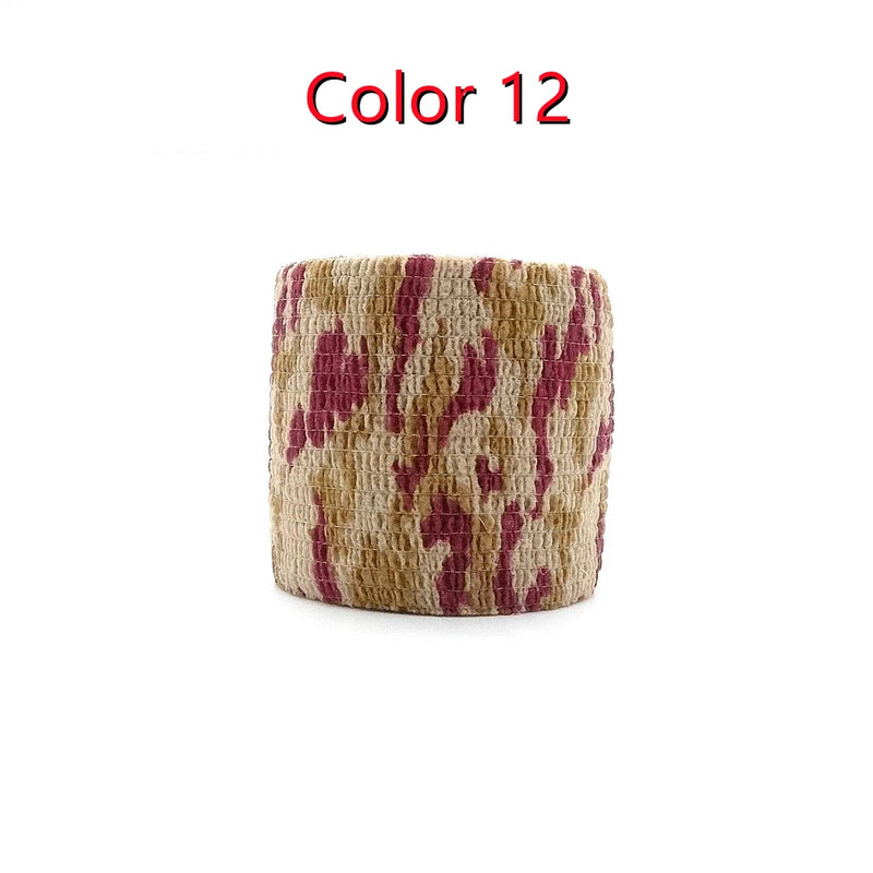 1 Roll U Pick 4.5m*5cm Waterproof Outdoor Camo Hiking Camping Hunting Camouflage Stealth Tape Wraps