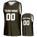 Custom Basketball Jersey Black Personalized Printed Your Own Name Number Men/Women/Kids Quick Dry Sleeveless Shirts