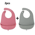 Baby Bib Adjustable Waterproof Bibs Babies Soft Edible Silicone Newborn Saliva Dripping Towel Drooling Children Scarf BPA Free