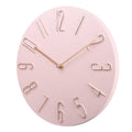 Wall clock living room household hanging fashion clock light luxury modern simple creative hanging wall ultra-quiet minimalist