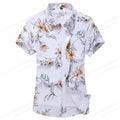 Summer Floral Hawaiian Shirts Men Fashion Short Sleeve | SAMAG