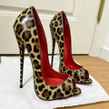 Extreme 16cm Thin High Heels Peep Toe Stiletto Pumps Sexy Catwalk Model Drag Queen Photography Unisex Fashion Party Dress Shoes