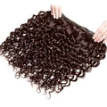 4 Chocolate Brown Water Wave Bundles Ombre Colored Deep Curly Raw Human Hair Bundles Deal Hair Extension Hair Weave Double Weft