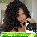 10-30 Inch Burmese Curly Bundles Curly Bundle Brazilian Virgin Hair 1/3/4 Bundle 12A Weave Extensions Natural Black Human Hair Bundles And Weaves