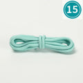Unisex Round Shoelaces Colorful Hiking Sneakers Shoelace Black Shoe Laces Fits All Shoes Fashion Sport Boots Lacets Shoestrings