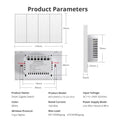Zemismart Zigbee Push Wall Light Switches Work with Tuya Alexa Google Home Smartthings via hub 1 2 3 4 Gang Neutral Interruptor