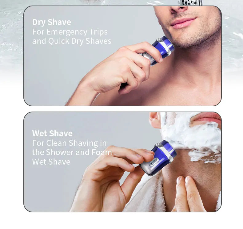 Mini Electric Sensor Shaver Portable Powerful Storm Razor For Unisex, Portable, IPX7 Washable, Electric Razor For Vehicle/Travel