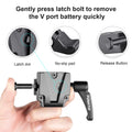 FOMITO V-Mount Battery Mounting Plate Supper Clamp Metal V-Lock Battery Plate for Sony Camera Battery Power Supply