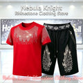 Men's Rhinestone Tracksuit Set European Luxury Streetwear Casual Daily Outfit T - Shirt And Pants - View 3 | SAMAG