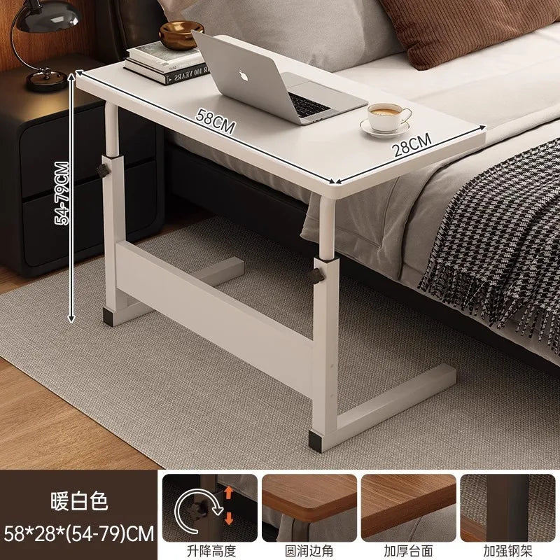 Factory Direct 2026 Bedside table Movable lifting tabl e Bedroom bedside writing ta ble Student home desk Laptop computer tab le