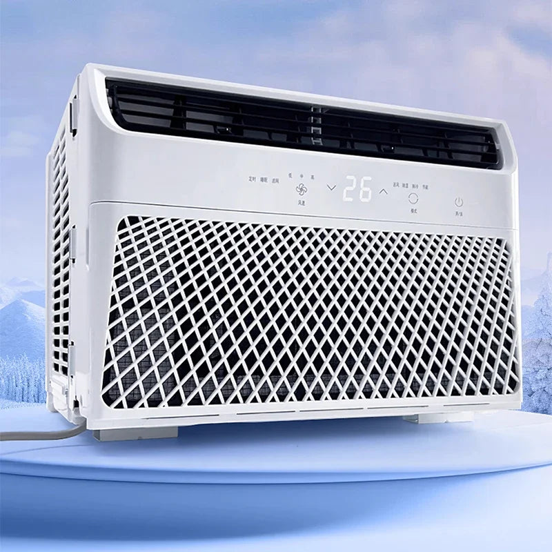 1500W Smart Inverter Window-Type Portable Air Conditioner with Cooling and Dehumidification