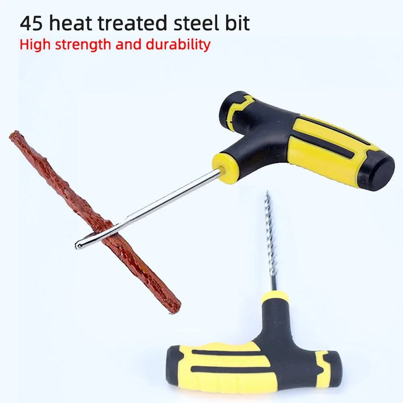 Motorcycle Tire Repair Kit Tyre Puncture Repair Tools Car Accessories Tire Strips Stirring Repair Tool Kit  Puncture Plug Tools