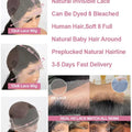 40 46 50 Inch Human Hair Wigs 13x6 HD Bone Straight Lace Frontal Wigs 100% Virgin Hair 300 High Density Transparent Lace 13x4 360 Full Silky Hair Lace Front Wigs For Women Preplucked