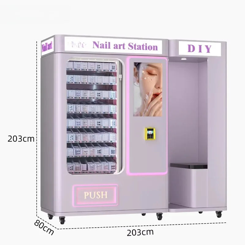 Custom Smartphone DIY Nail Printer Vending Machine with Portable Nail Printer Portable Nail Printer Vending Machine