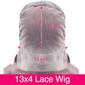 30 38 40 Inch 99J Burgundy Deep Wave Human Hair Wig 13x6 HD Transparent Lace Frontal Wig 200 Density Colored Human Hair Wig Pre Plucked For Women