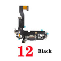 1pcs Charging Port Flex Cable For iPhone 14 11 12 13 Pro Max SE2 USB Charger Dock Connector With Microphone  Ribbon Repair