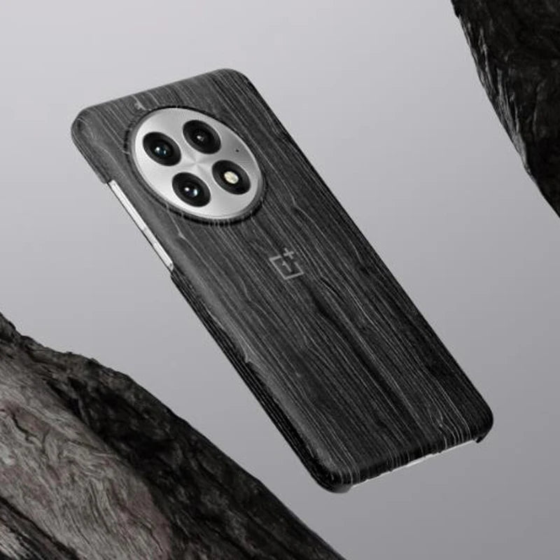 Original OnePlus 13 Case Sandstone/ Oak Ebony Wood /Aramid Karbon Fiber Back Cover OnePlus13 Magnetic Bumper