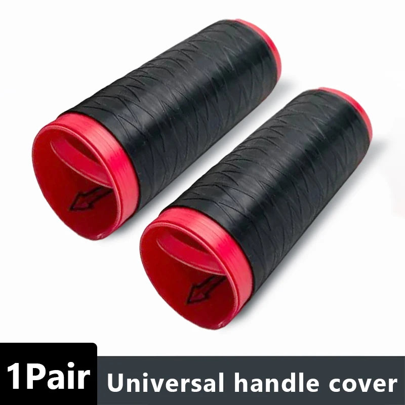 SEAMETAL Motorcycle Handlebar Cover Brake Covers Self Shrinking Non-Slip Silicone Motorcycles Grip Covers Sleeve Cover Protector