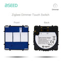 Bseed EU Standard Zigbee Light Switches Parts 1/2/3Gang Dimmer Curtain Module DIY Part Tuya Smart Life Control Neutral Required