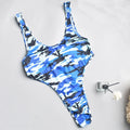 Men's Sports Fitness Camouflage Shapewear Jumpsuit Muscle Skinny E777