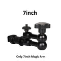 7/11/20 Inch Metal Articulating Magic Arm Super Clamp Holder Stand for DSLR Camera Monitor Phone Studio Photography Accessories