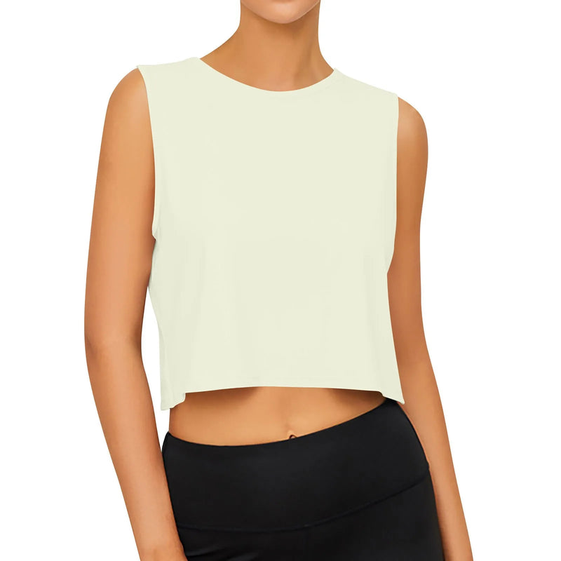 Sports Shirt Vest Loose Seamless Breathable Quick Drying Top Gym Running Fitness Yoga Clothing Lightweight Tops For Women