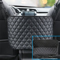 Leather Car Stowing Tidying Seat Middle Hanger Storage Bag Auto Handbag Holder Between Seats of The Car Tissue Water Cup Pockets