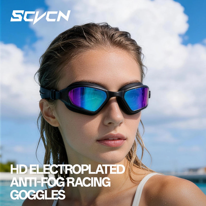 SCVCN Professional Swimming Goggles Anti-fog Waterproof | SAMAG