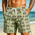 Fun Cute Cartoon Duck Pig Pattern Funny Swimming Shorts | SAMAG