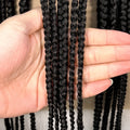 KIMA Lace Front Cornrow Box Braided Wig Synthetic Knotless Braids Wig With Baby Hair Heat Resistant Fiber Braiding Wigs For Afri