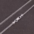 Real Pure 925 Sterling Silver Necklace Chain Women And Men Vintage Foxtail 1.6mm Retro Solid Thai Silver Italy Fine Jewelry