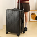 Large Capacity Aluminum Frame Luggage, 20/24 Inch Spinner Wheels Travel Suitcase, Sturdy & Durable for Men & Women