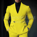 Chic Shawl Lapel Green Suits for Men High Quality Slim Fit Wedding Costume Homme Customized 2 Piece Jacket Pants Outfits Terno