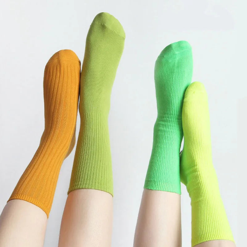 Professional Dance Socks Cotton Mid-tube Bottom Modern Dance Sock Non-slip Silicone Indoor Fitness Socks Floor Socks Dance Sport