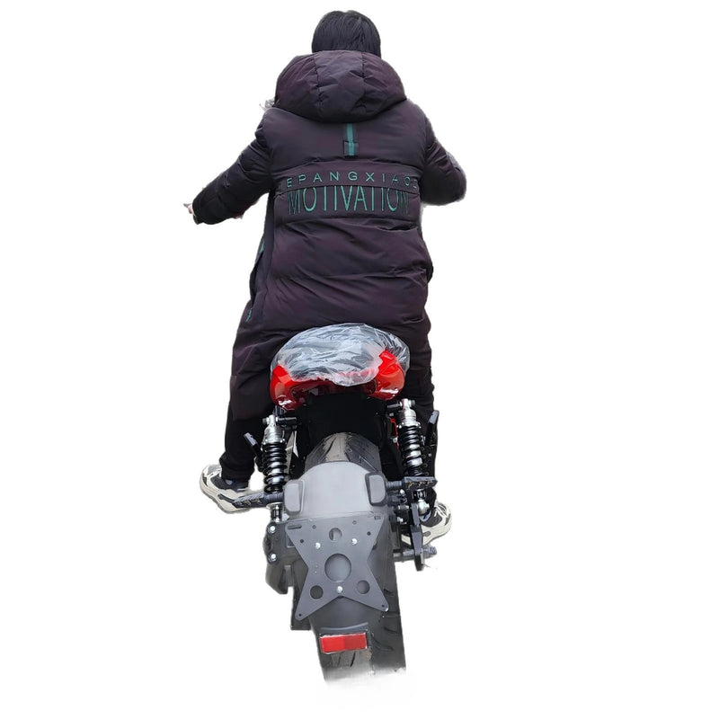 8000W Mid-Drive Belt Motor Electric Motorcycle 300km Type2 Fast Charge 200mm Wide Tire Adjustable Inverted Shock Customizable