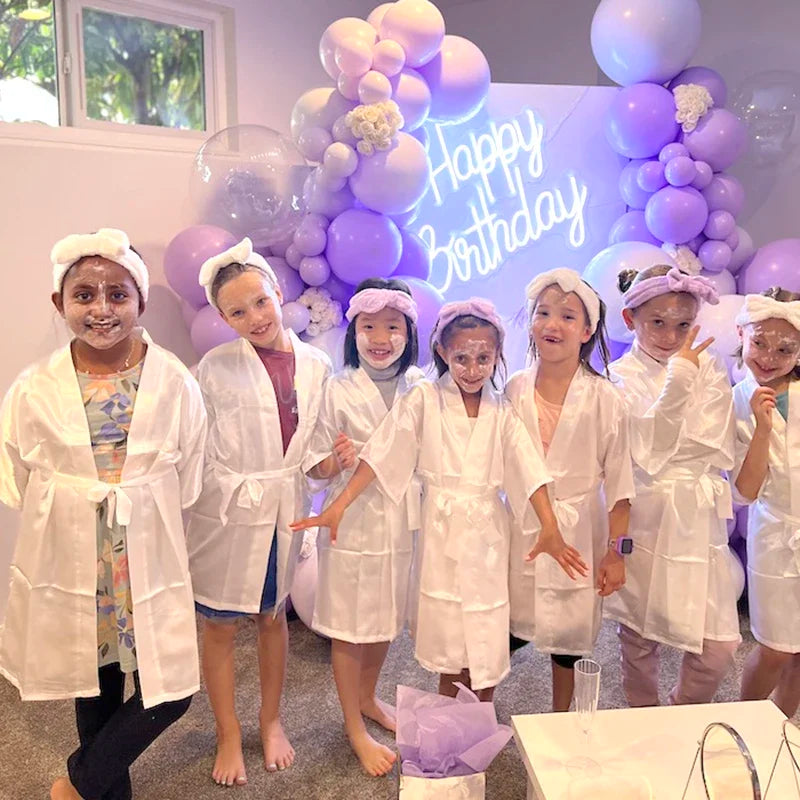 6-18Set Spa Party Robes for Girls Gowns for Supplies | SAMAG