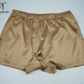 Men's silk underwear Briefs 19 Mm   Silk  Pants Underwear Home Pants Shorts Men's Sleeping Pants Silk Comfortablsilk underwear