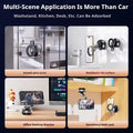 New X93 Magnetic Vacuum Adsorption Car Phone Holder 360° Rotating Strong Suction Holder for Mobile Phone Desktop Live Streaming