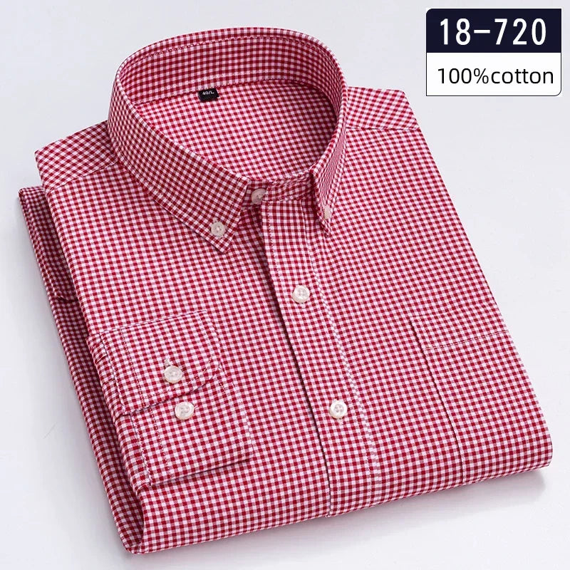 New in Shirt High-Quality 100% Cotton Long-Sleeve for Men | SAMAG