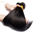 Brazilian Bundles Raw Human Hair Bone Straight Hair Extensions Bulk For Braiding 14-32 Inch Bundles Double Weft Hair Weave