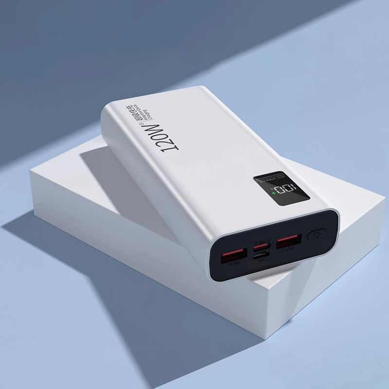 For Xiaomi 50000mAh Powerbank Mobile External Spare Battery Type-C Portable Charger Fast Charging For iPhone Samsung Power Bank