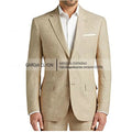 Summer Linen Suit Men Casual Party Classic Blazer Pants 3 Pieces Holiday Travel Tailor-made Breathable Cool Male Outfits