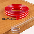 Clear Rubber Thickened Edge Protection Strips Invisible Furniture Corner Guard For Children Anti Collision Soft Tapes