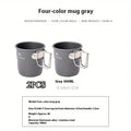Mountainhiker Camping Cups Aluminum Cups Travel Cutlery Picnic Utensils Outdoor Gear Travel Cooking Sets Cookware Hiking