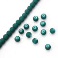 OlingArt Rubber Glass Beads High 6MM Quality 100PCS/Lot Candy Color Neon Matte Loose Handmade DIY Jewelry Making Bracelet