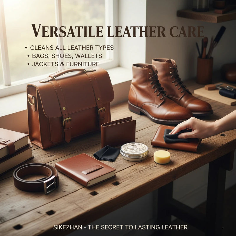 Professional Lanolin Leather Care Cream Shoe Conditioner Waterproof Wax Polish for Boots Bags Sofa Seat Repair & Shining Balsam
