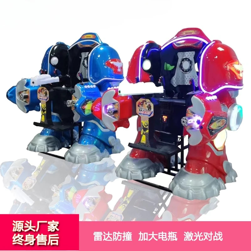 Square walking robot car electric amusement equipment bumper car