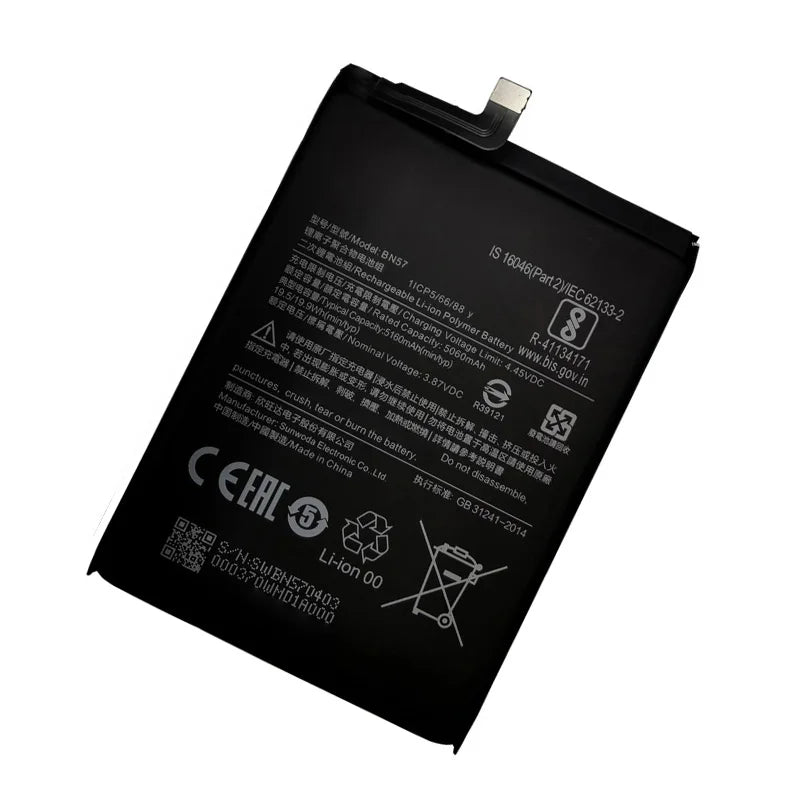 High Quality 100% Original New  BN57 5160mAh Phone Battery For Xiaomi Pocophone X3 Poco X3 Pro Replacement Batteries